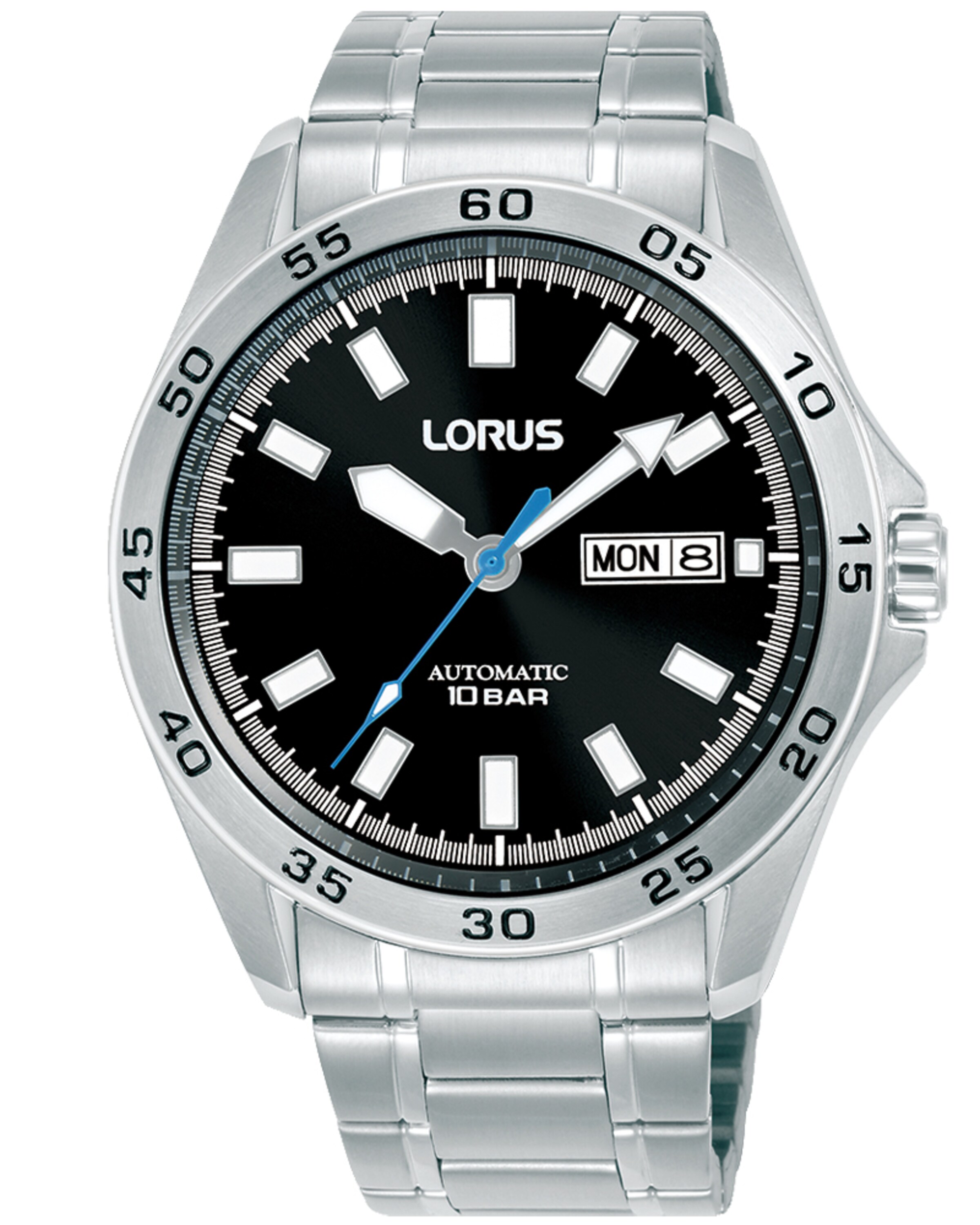 LORUS Analog Watch in Silver: front
