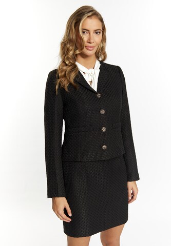 faina Blazer in Black: front