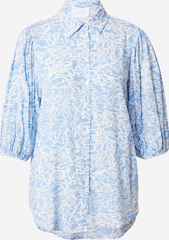 SISTERS POINT Blouse 'ELLA' in Blauw: voorkant