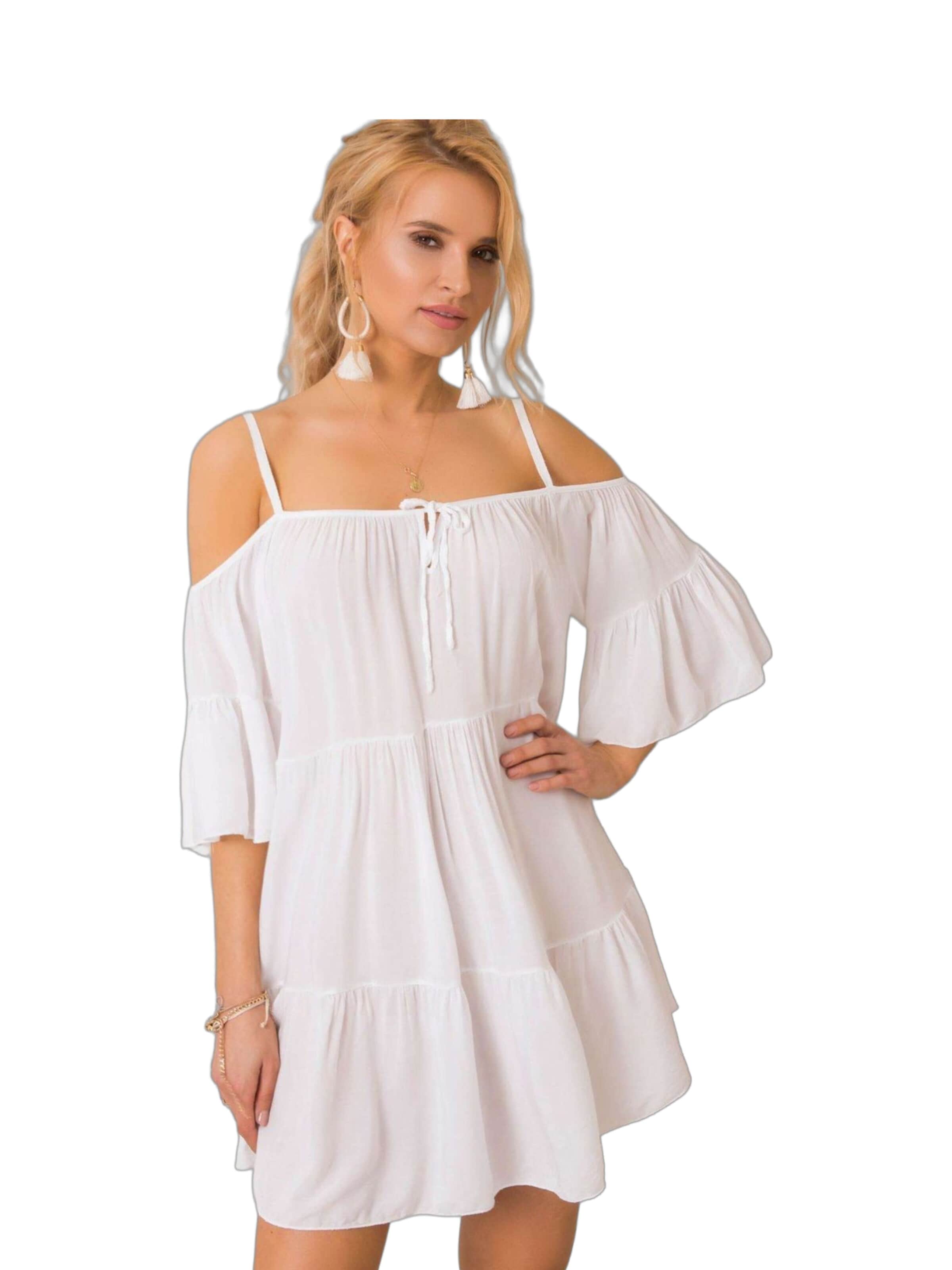 amorubi.com Sommerkleid‌‌‌‌‌‌ in Weiß: Vorderseite