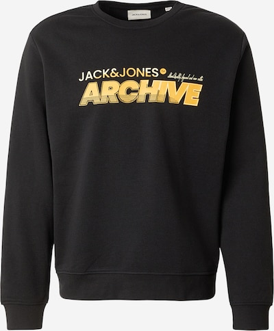 JACK & JONES Collegepaita 'JJBRAT' värissä oranssi / musta, Tuotenäkymä