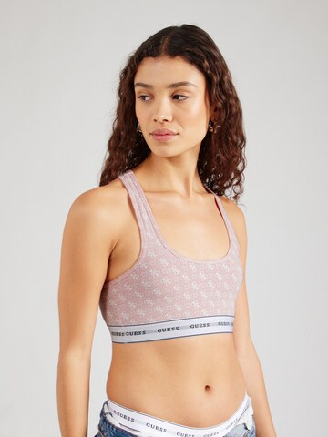 GUESS Bralette Bra 'CARRIE' in Pink: front