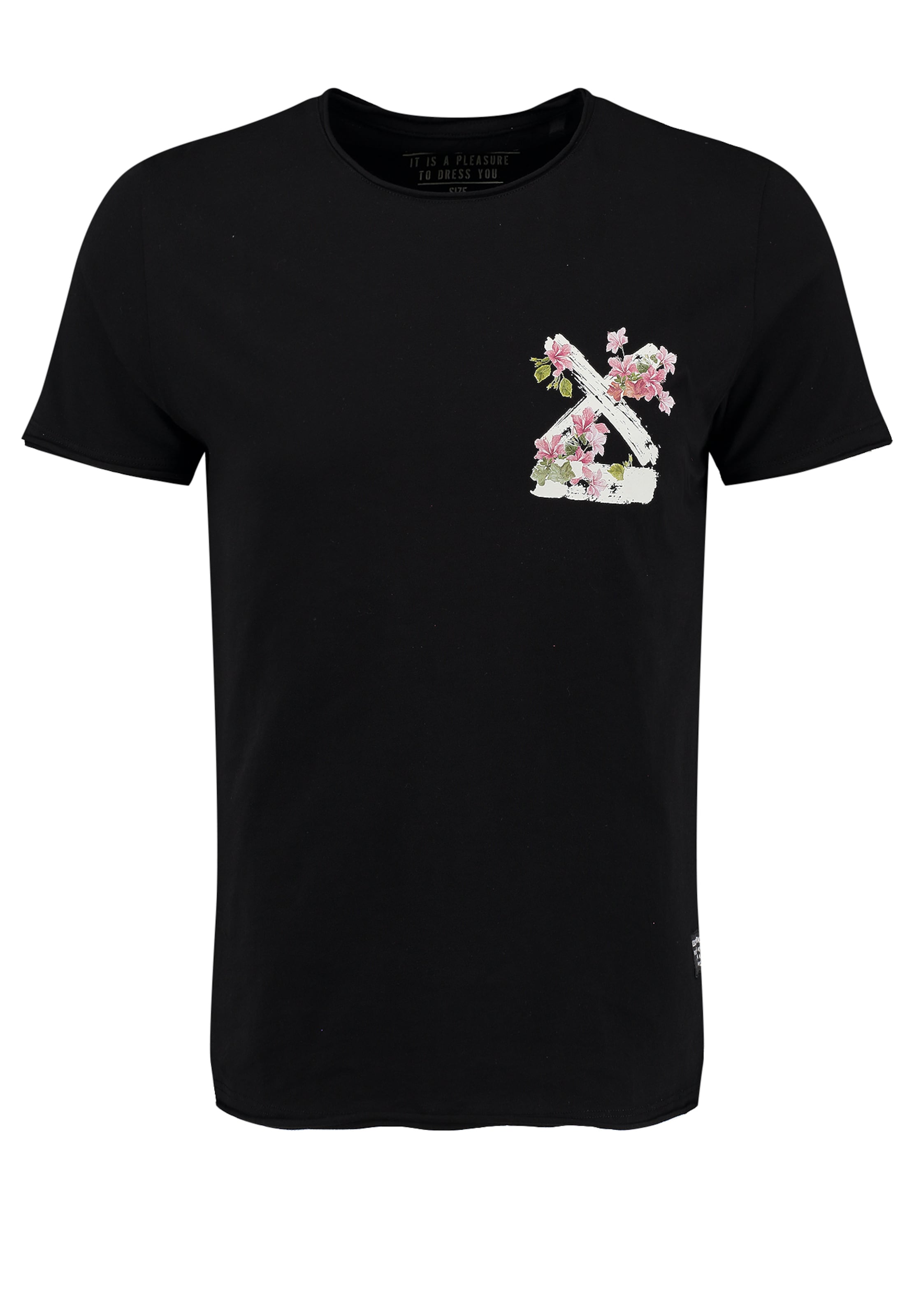 Key Largo Футболка 'SUMMER SPLASH' в Черный: спереди