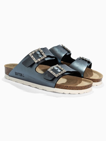 Mule 'STRASS ATLAS' Bayton en gris