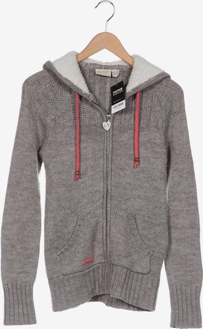 MAUI WOWIE Sweatshirt & Zip-Up Hoodie in S in Grey: front