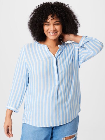 Tom Tailor Women + Blouse in Blue: front