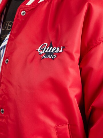 GUESS JEANS Between-season jacket in Red