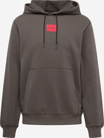 HUGO Sweatshirt 'Daratschi214' in Grey: front