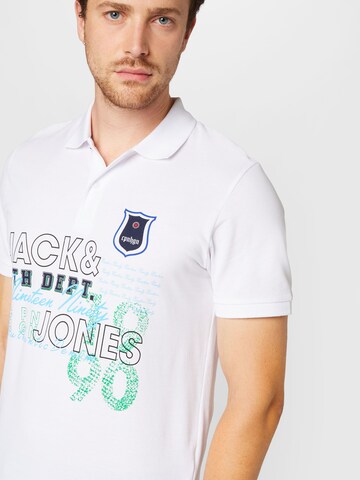 JACK & JONES Тениска в бяло