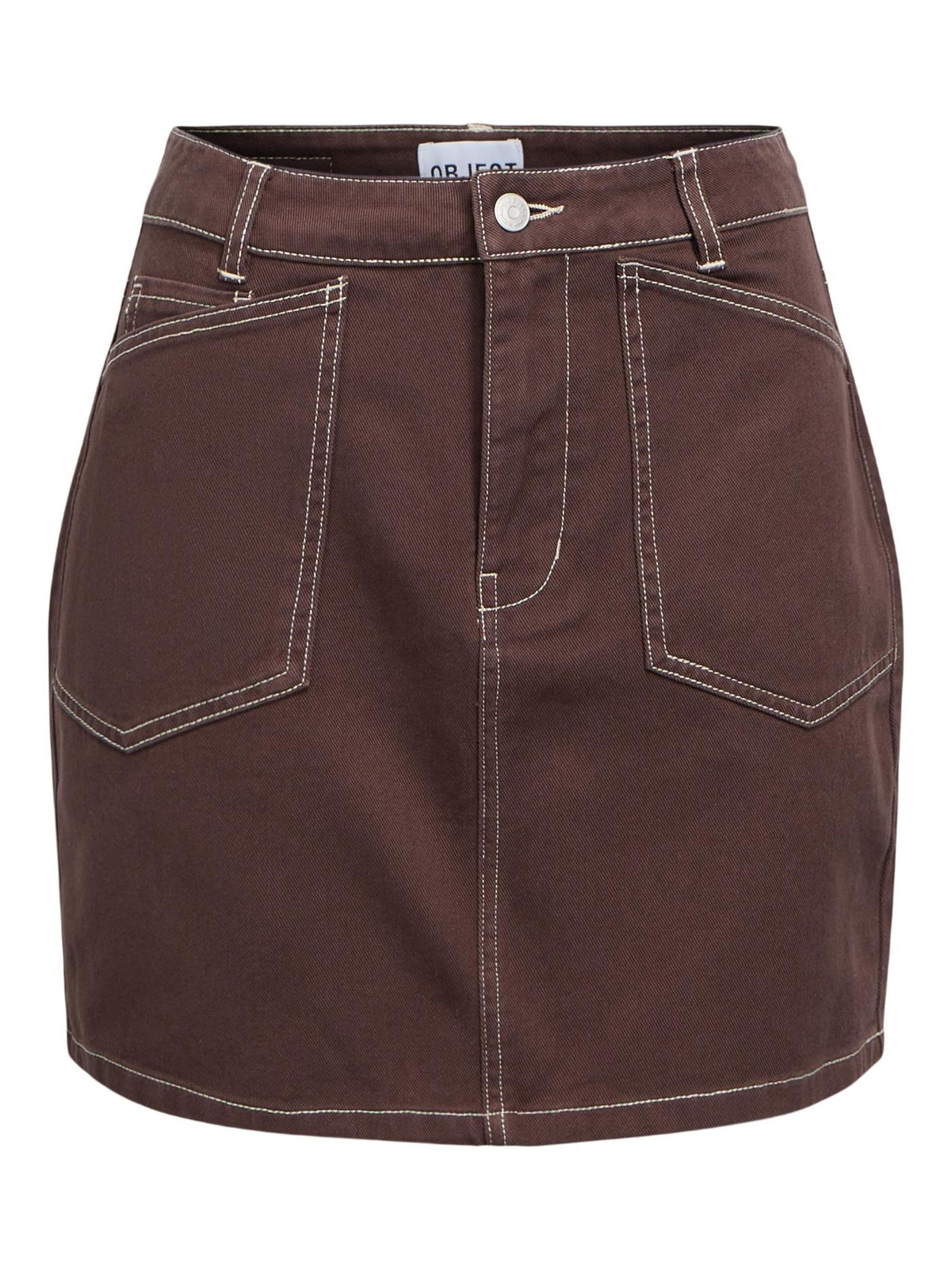 OBJECT Falda en chocolate, Vista del producto