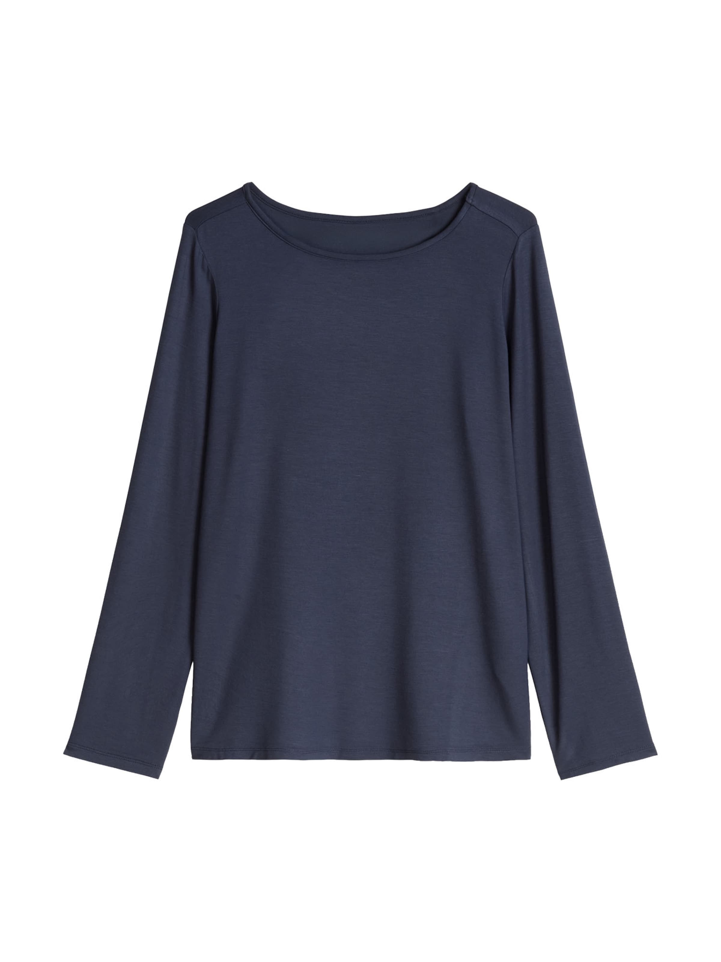 T-shirt ' Loungewear-Styles ' Marc O'Polo en bleu : devant