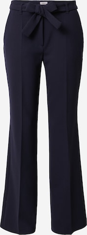 s.Oliver BLACK LABEL Kalhoty se sklady v pase 'Charlotte' – modrá: přední strana