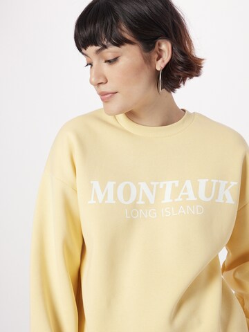Gina TricotSweater majica 'Riley' - žuta boja