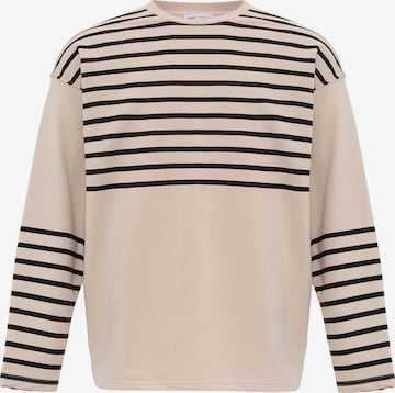 Felpa di VAMOS CLO in beige: frontale
