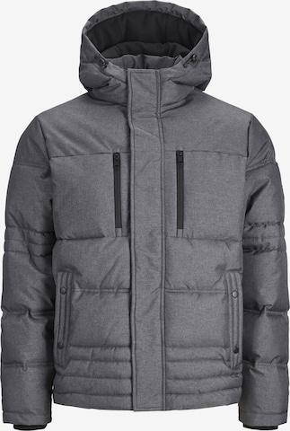 JACK & JONES Winter Jacket 'Yog' in Black: front