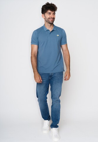 GREENBOMB Shirt 'Lifestyle Caravan' in Blue