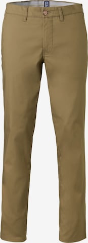 Pantalon chino MEYER en vert : devant
