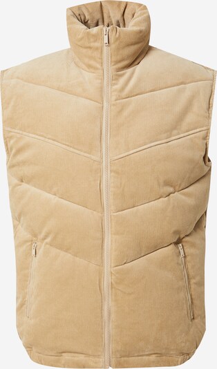 DAN FOX APPAREL Weste 'Yassin' (OCS) in beige, Produktansicht