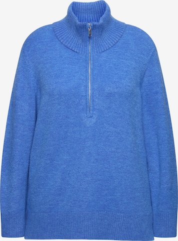 mėlyna Ulla Popken Megztinis: priekis