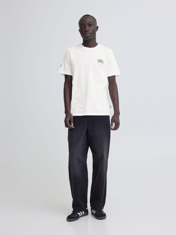 BLEND Rundhalsshirt ' BHSun ' in Weiß