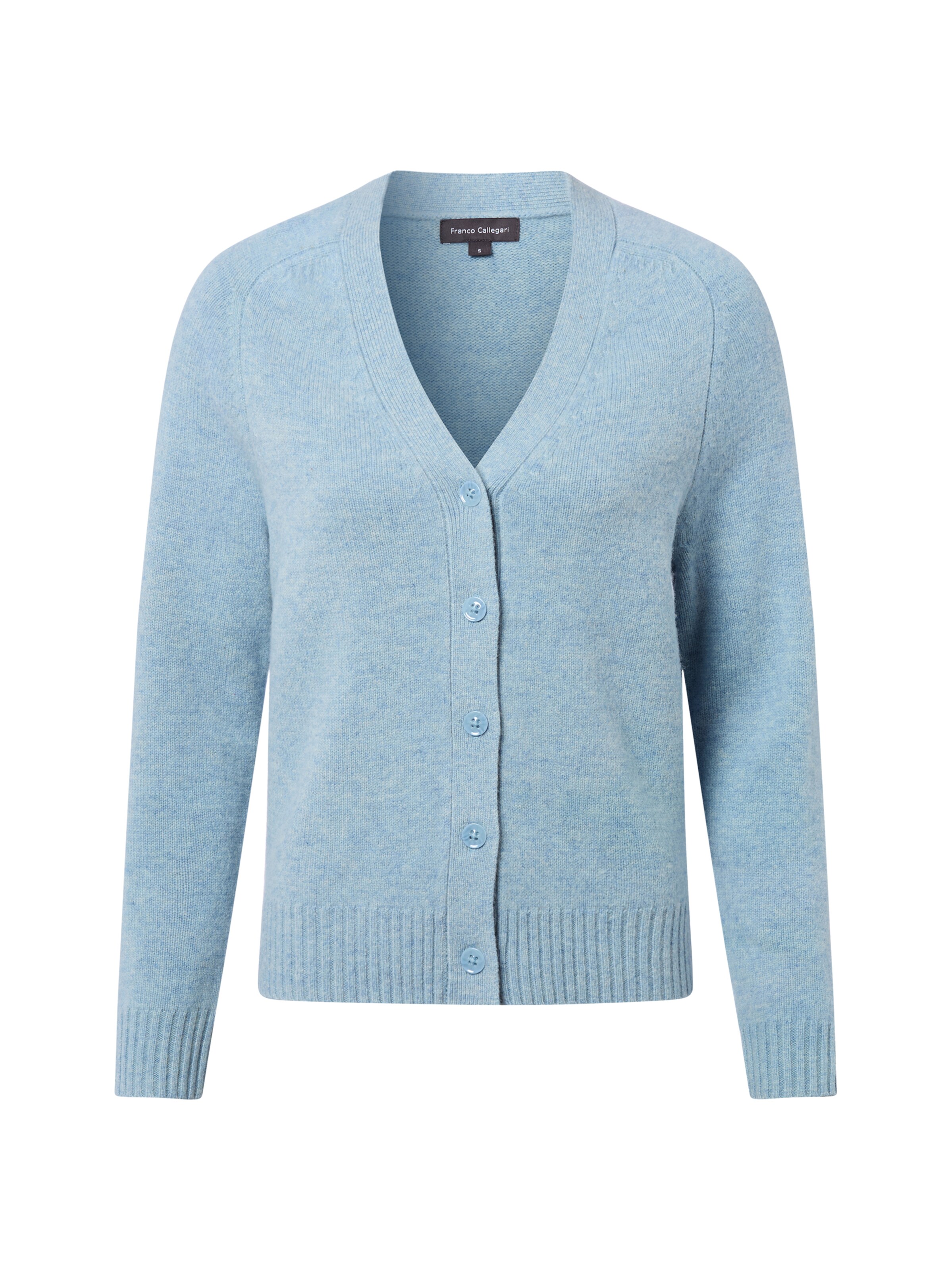Franco Callegari Strickjacke in Blau: Vorderseite