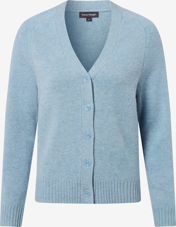 Franco Callegari Gebreid vest in Blauw: voorkant