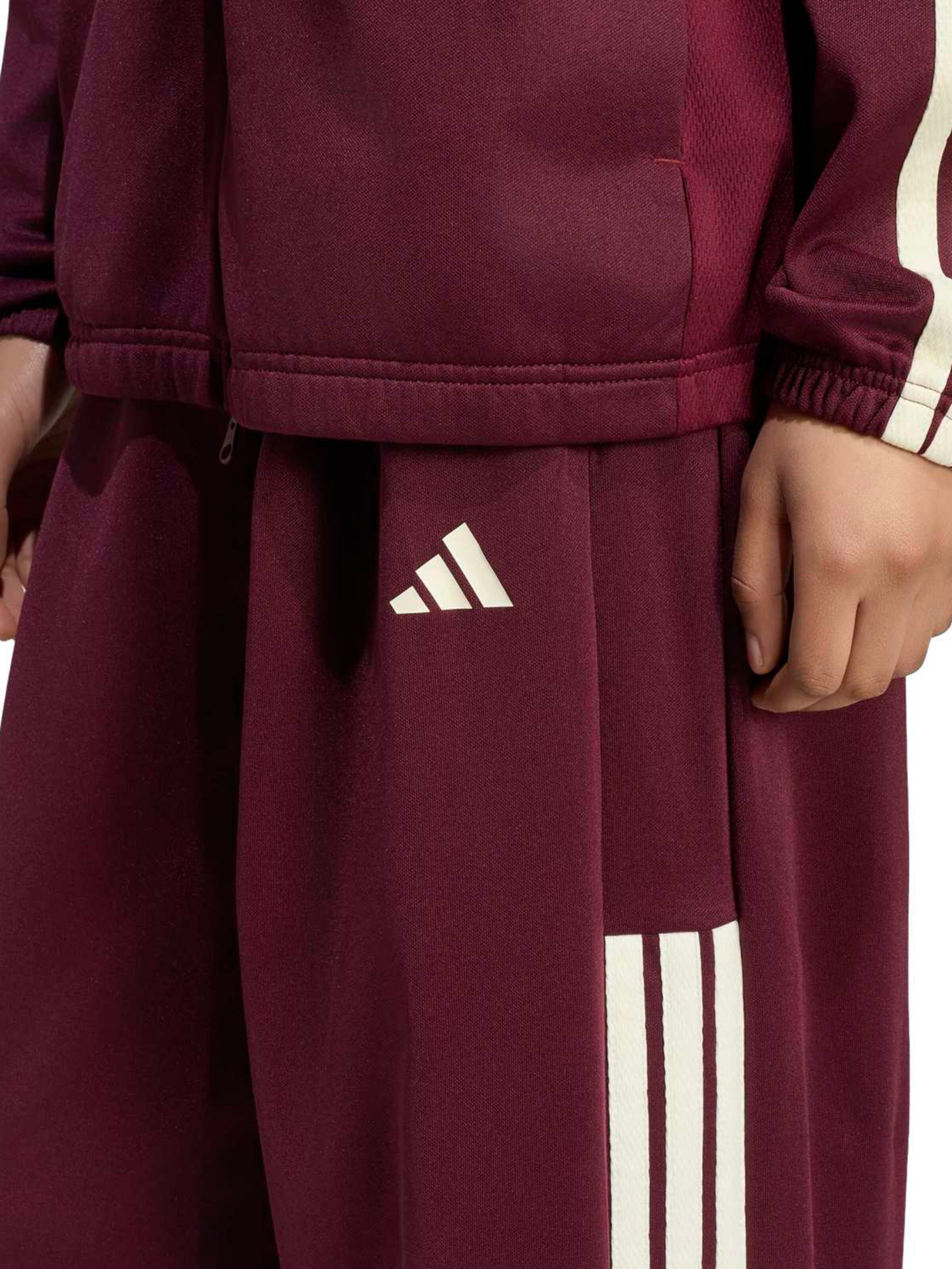 Wide leg Pantaloni sport 'TIRO' de la ADIDAS SPORTSWEAR pe roșu