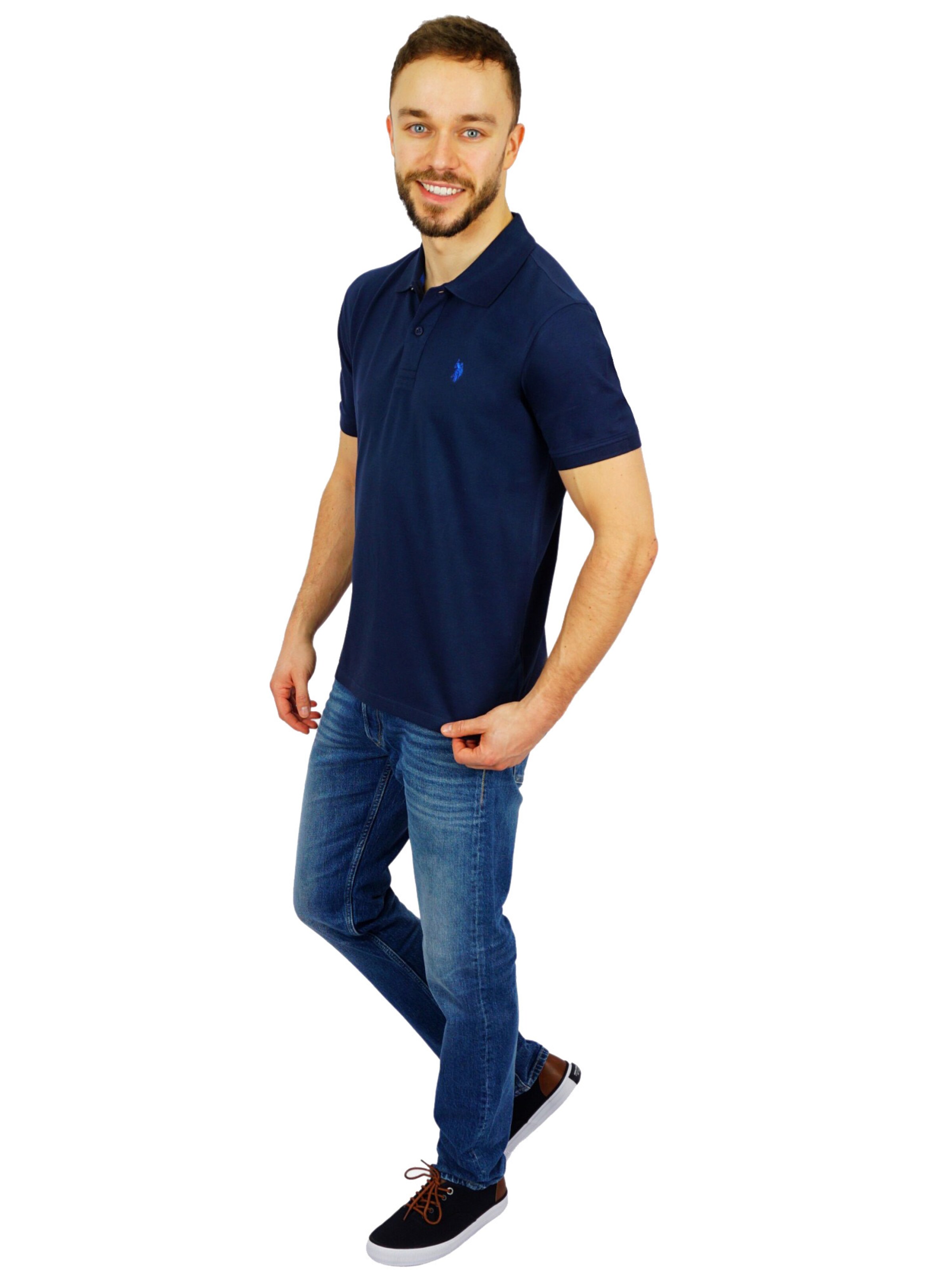 T-Shirt U.S. POLO ASSN. en bleu