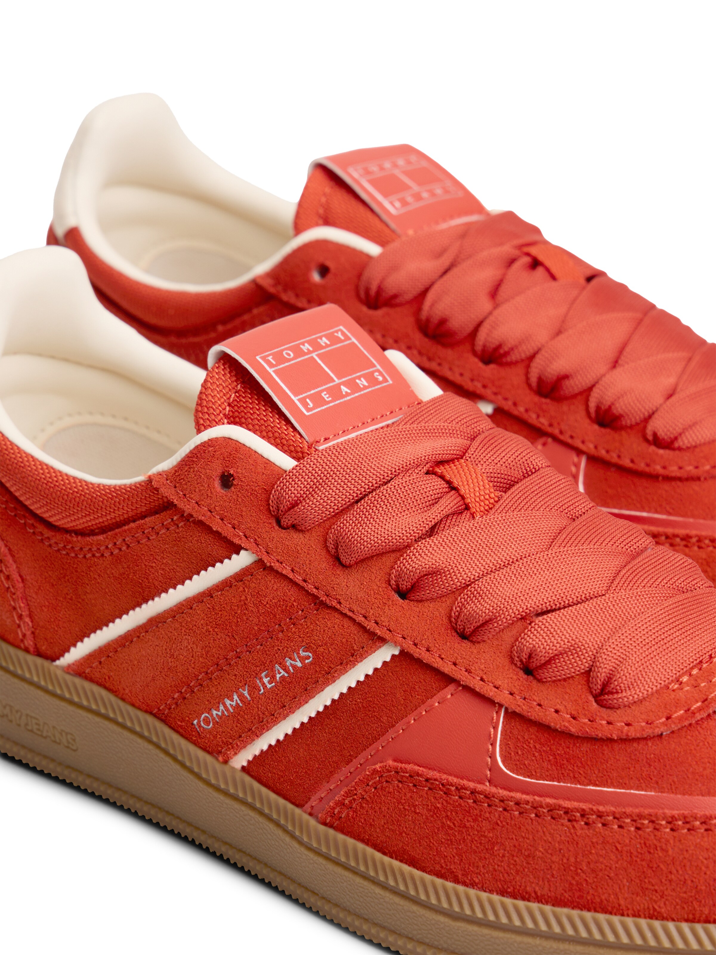 Tommy Jeans Σνίκερ χαμηλό 'THE GREENWICH EDGE' σε κόκκινο