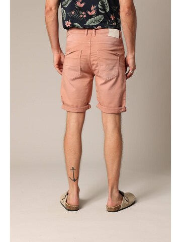 Coupe slim Pantalon 'Bart' Deeluxe en rose