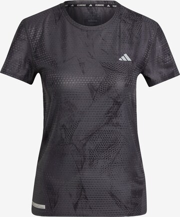 T-shirt fonctionnel ADIDAS PERFORMANCE en noir : devant