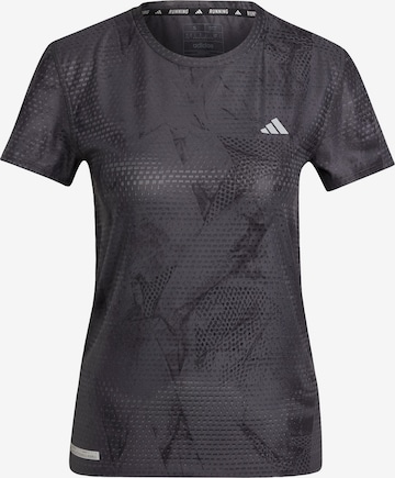 T-shirt fonctionnel ADIDAS PERFORMANCE en noir : devant