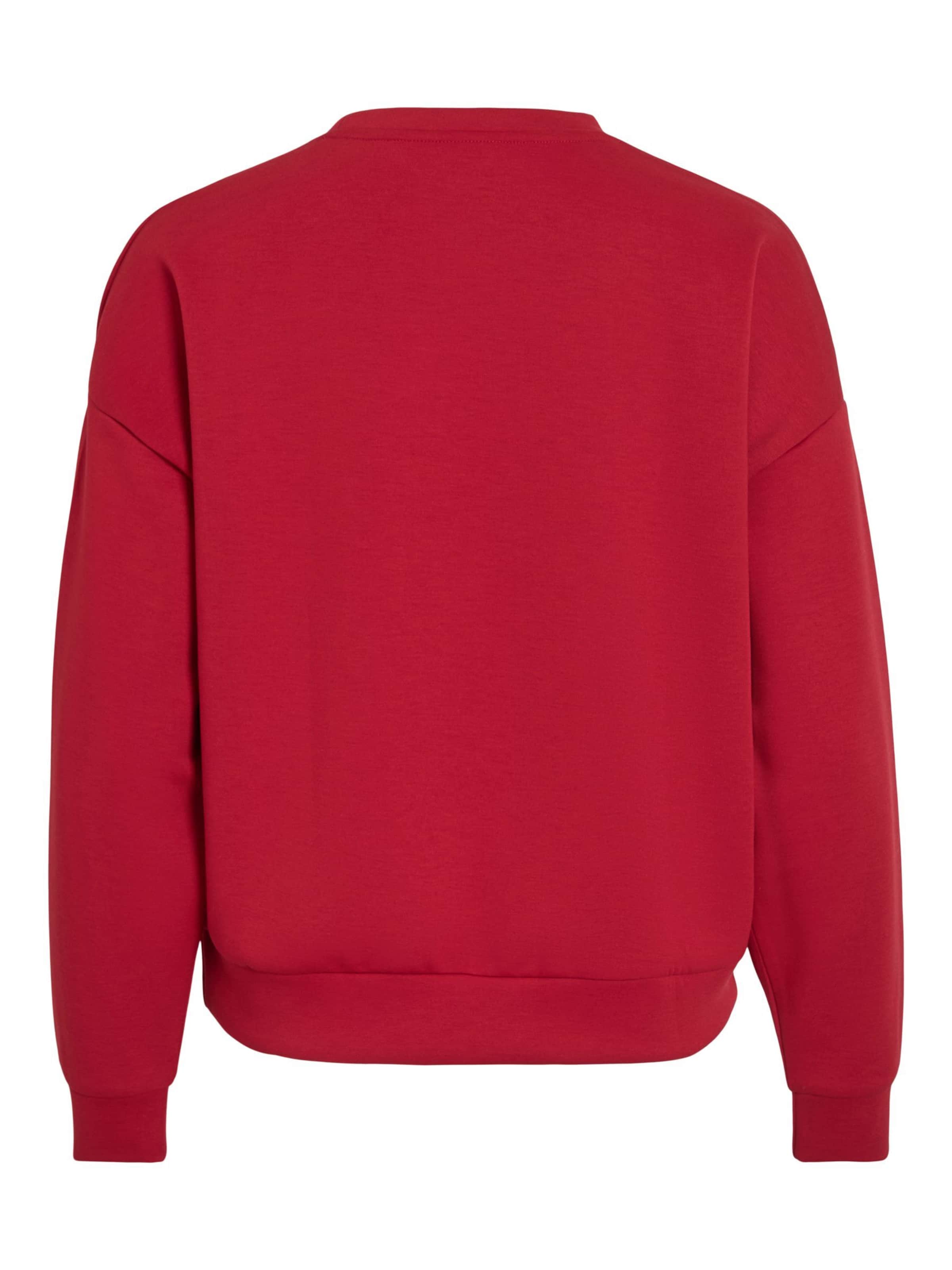 VILA Sweatshirt 'VIReflect' in Rood