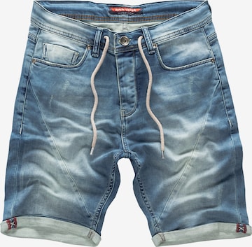 Rock Creek Shorts in Blau: Vorderseite