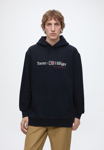 Tommy Hilfiger Big & Tall Μπλούζα φούτερ σε μπλε: μπροστά