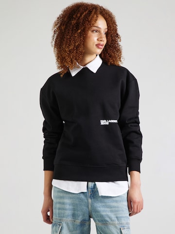 KARL LAGERFELD JEANS Tréning póló - fekete