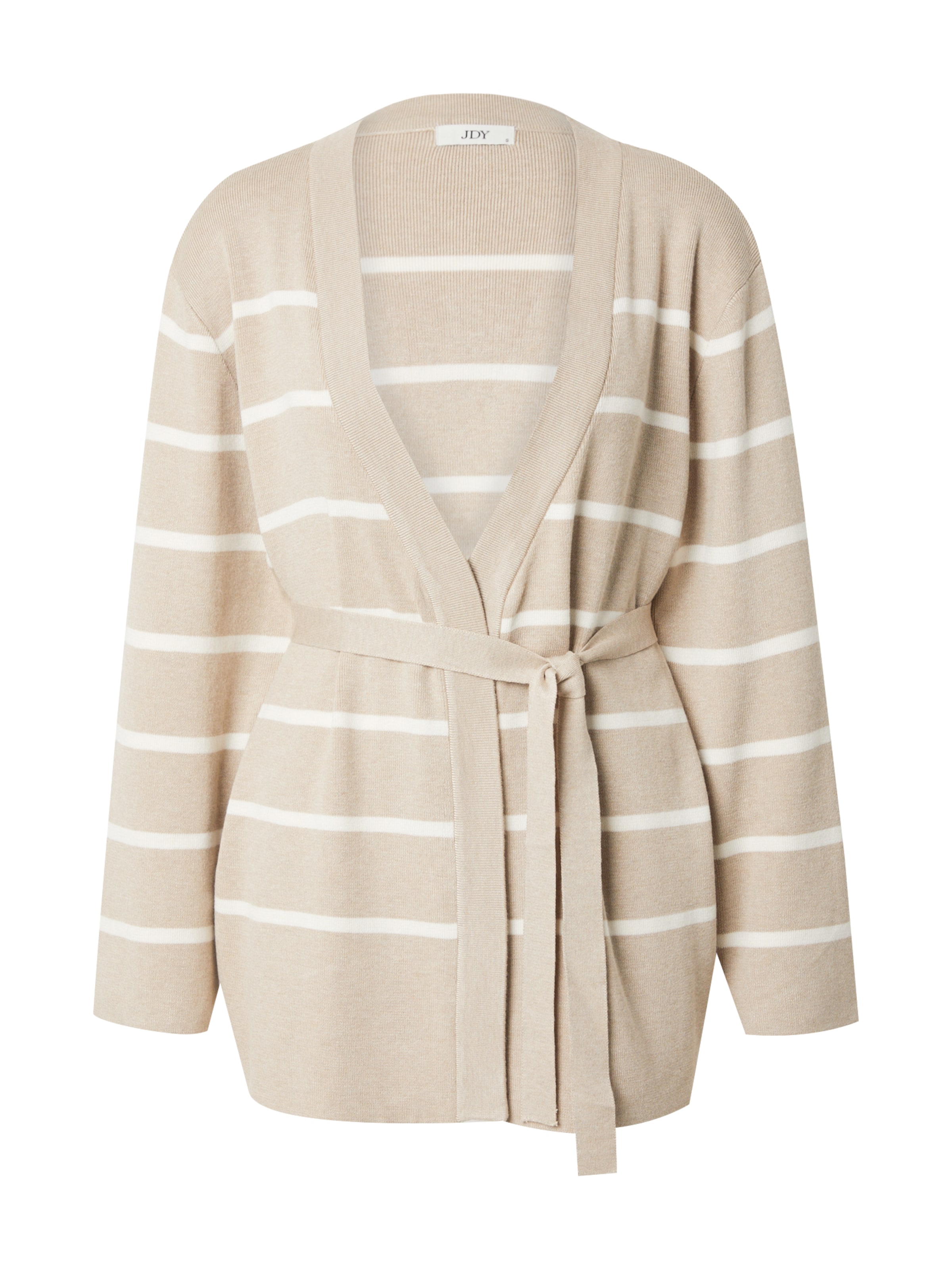 JDY Knit cardigan 'JDYSARA' in Beige: front