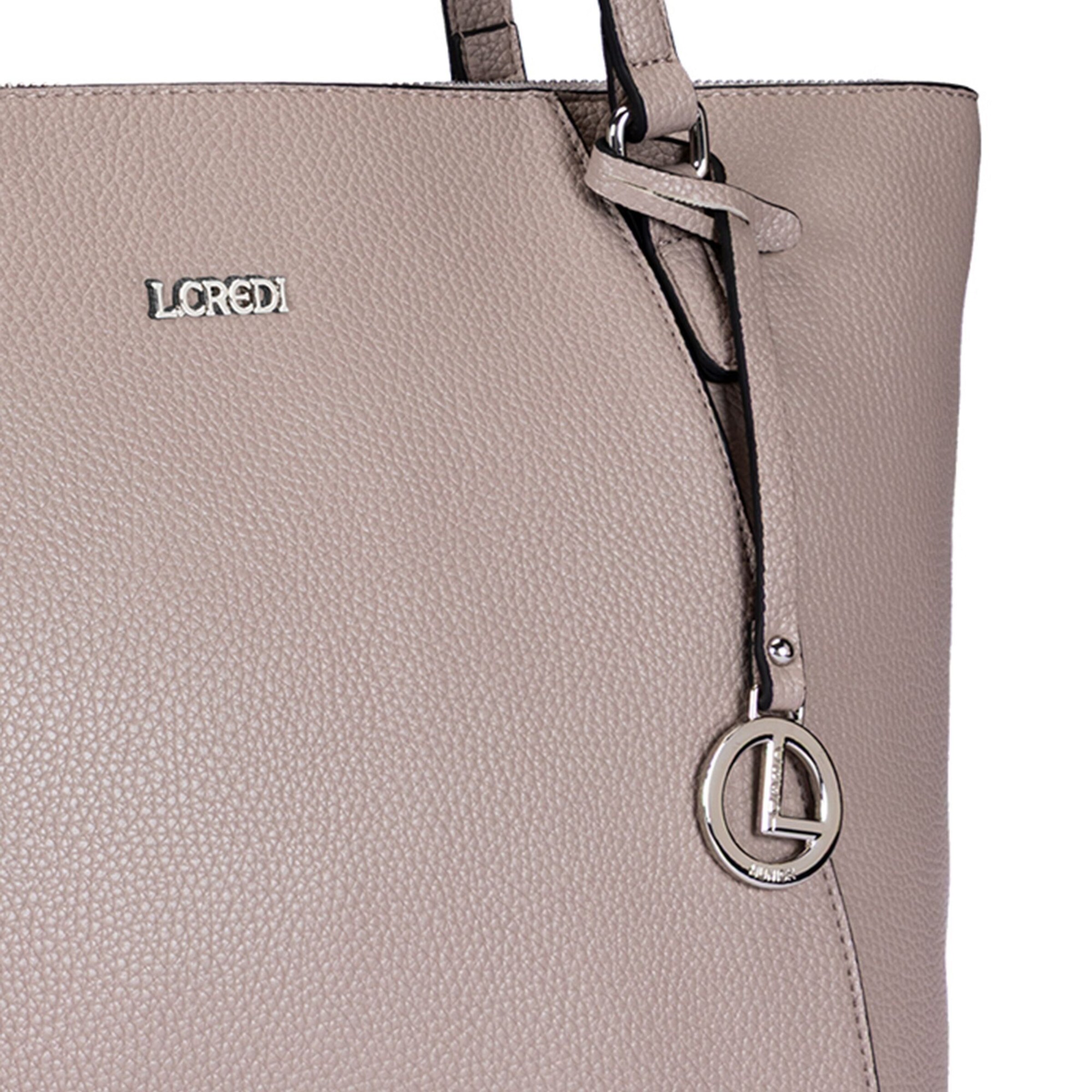 L.CREDI Shopper 'Michaela' in Beige