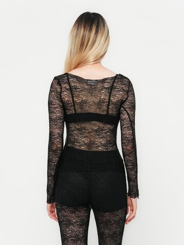 Noisy may Shirt 'NMNOLAN' in Schwarz