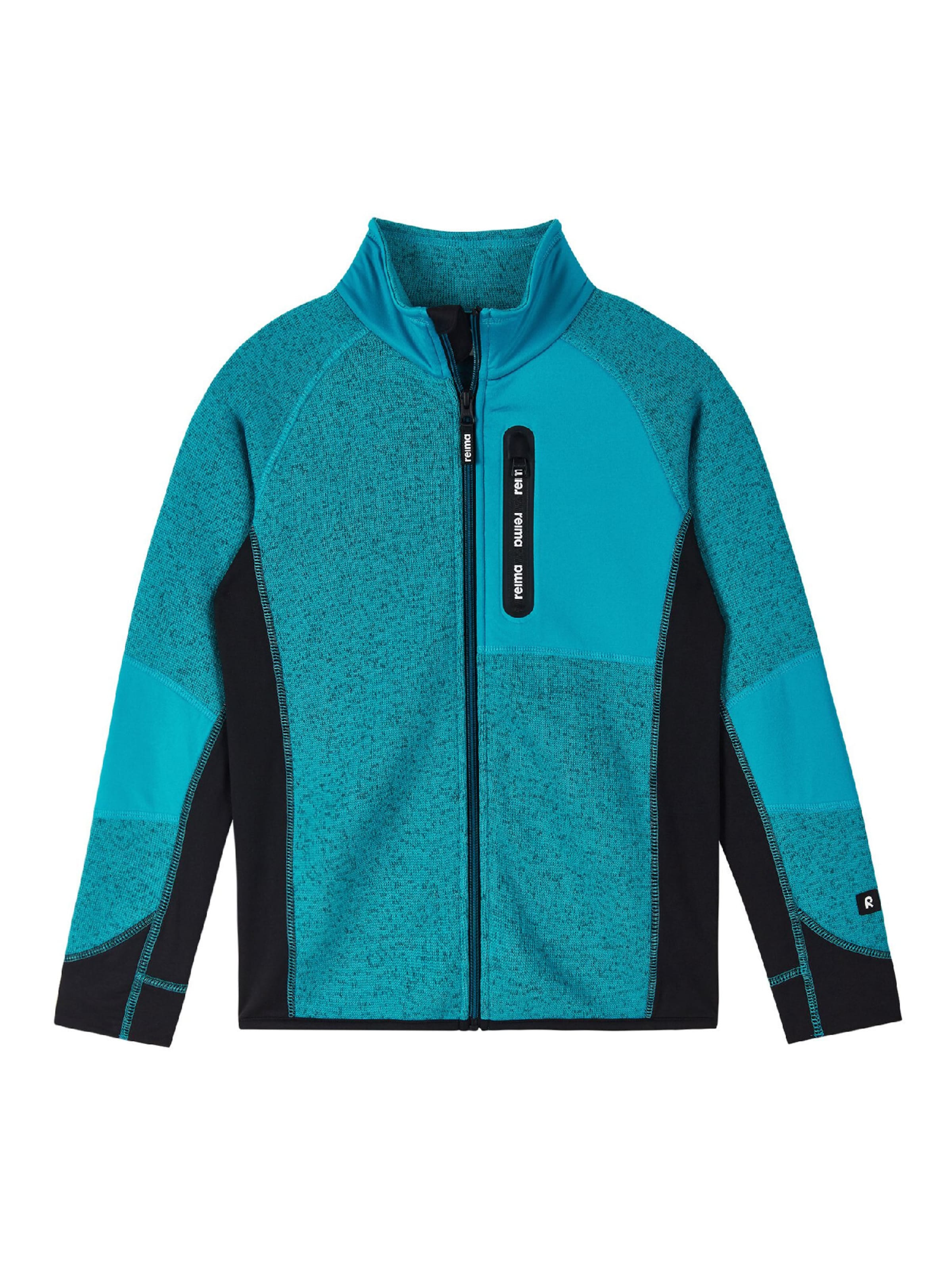 Reima Fleece jas 'Liukuen' in Blauw: voorkant