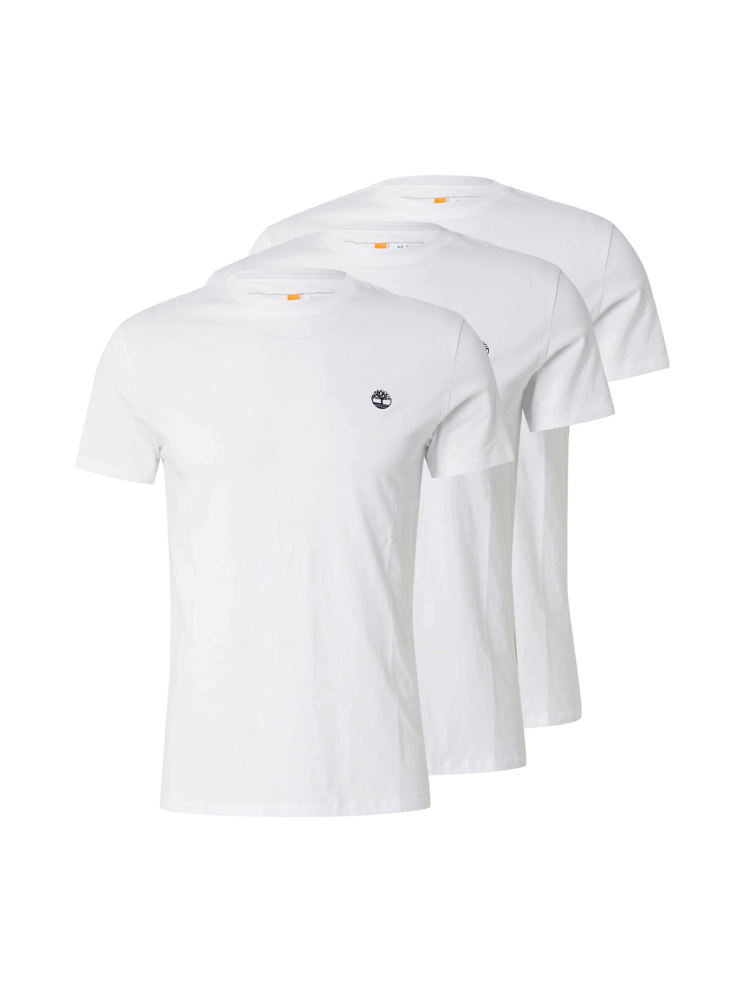 TIMBERLAND Тениска в бяло: отпред