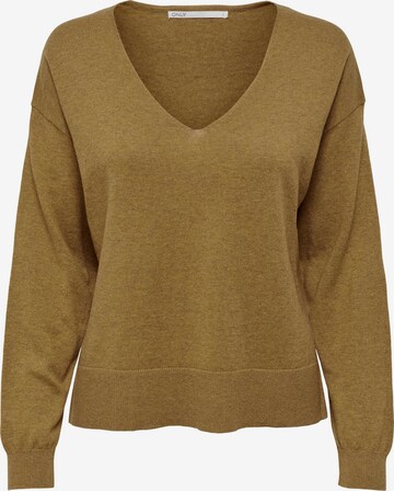 ONLY Sweater 'Rhia' in Brown: front