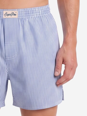 Boxers ' Mix Karos ' Sugar Pine en bleu