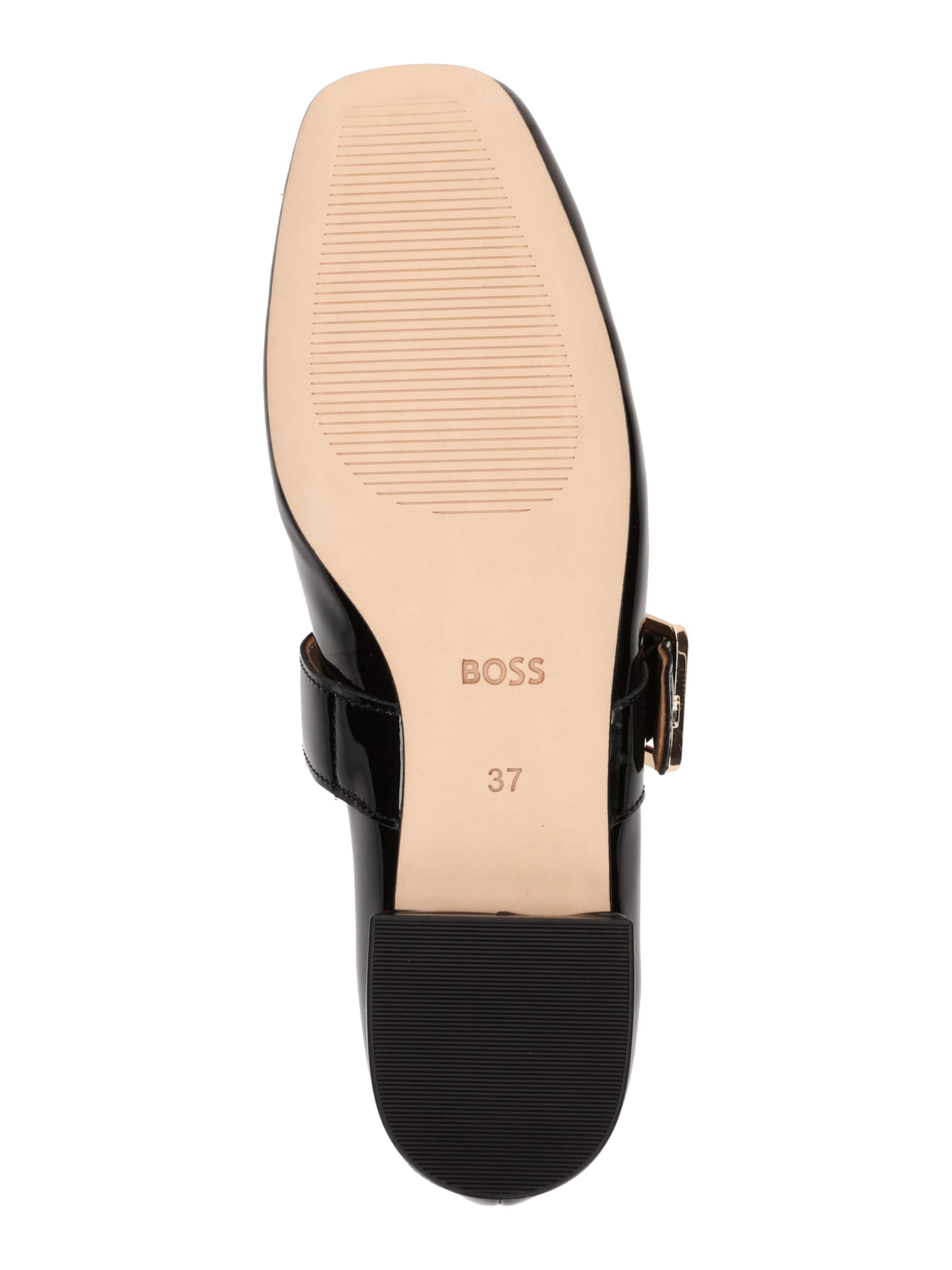 BOSS Балетки с ремешком 'Luara' в Черный