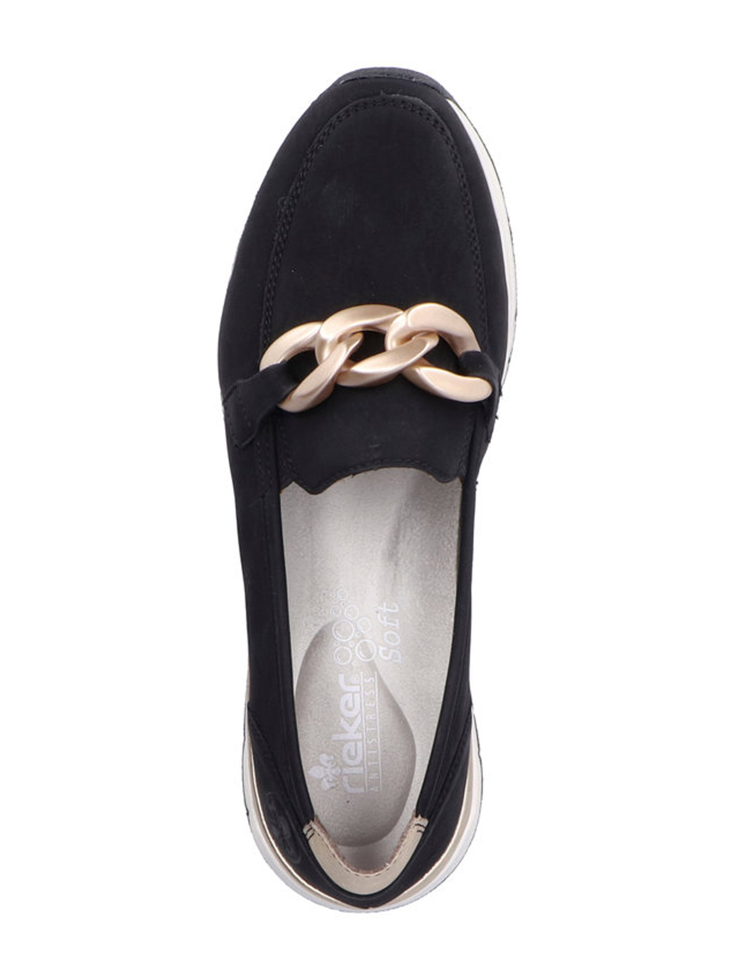 Slipper di Rieker in nero