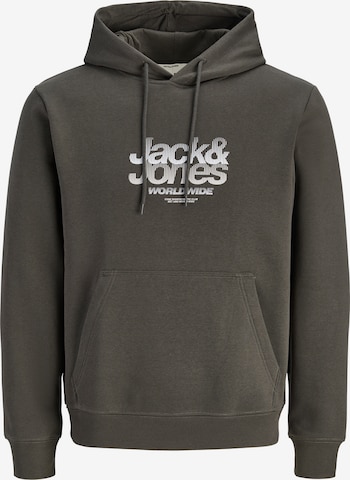 JACK & JONES Tréning póló 'JCOECHO' - szürke: elől