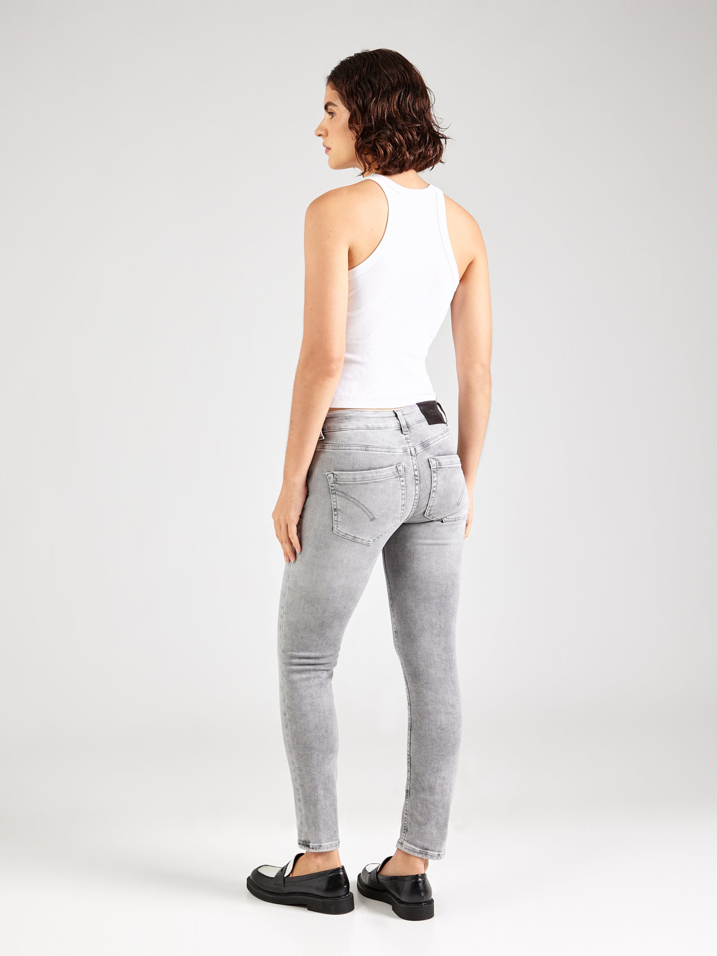 Dondup Skinny Jeans MONROE in Grey Denim ABOUT YOU