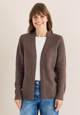 CECIL Strickjacke in Braun: Vorderseite