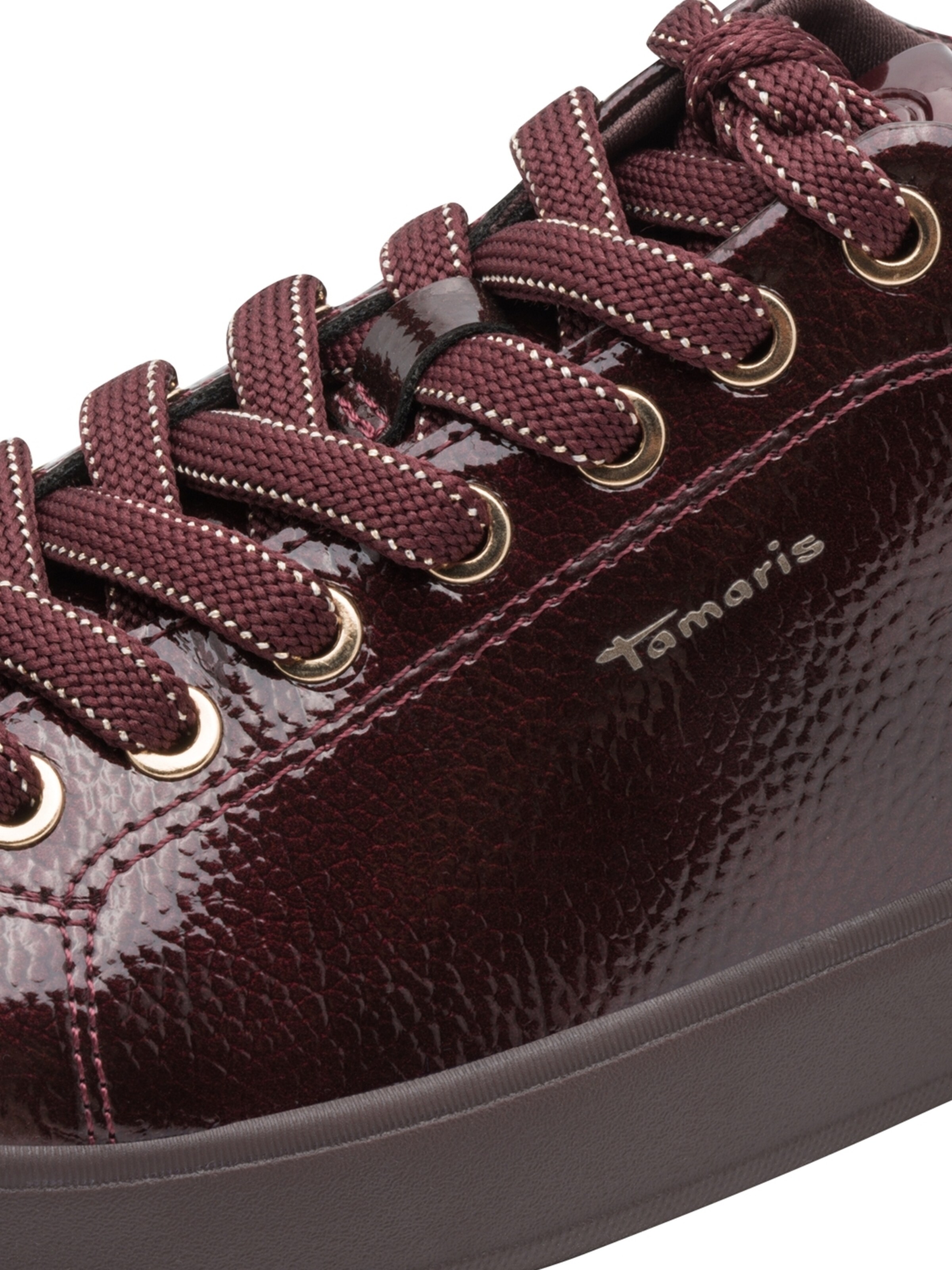 Sneaker low de la Tamaris pe roșu