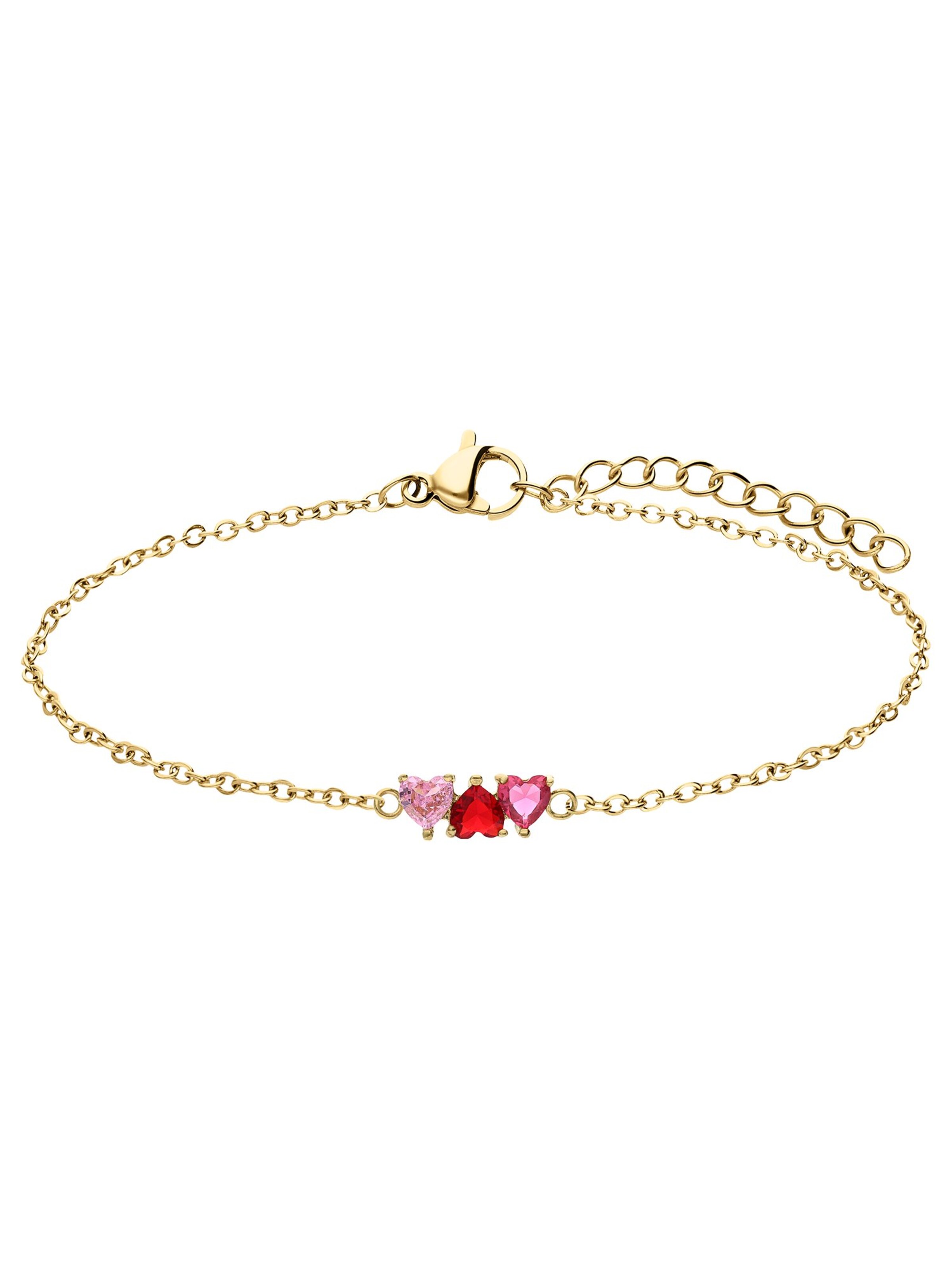 Lucardi Armband in Gold: Vorderseite